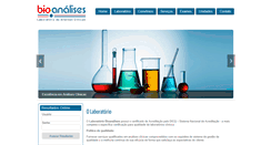 Desktop Screenshot of bioanalises.net