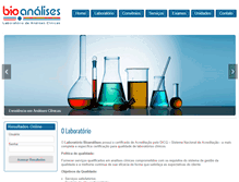 Tablet Screenshot of bioanalises.net